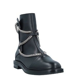 NEW‼️ With box $1,109 CASADEI Ankle Boots with chain details Size EU 36/US 5.5